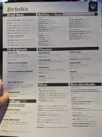 Topgolf menu