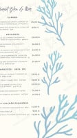 Blau De Mar menu
