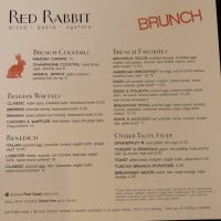 Red Rabbit St. Paul menu