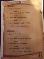 Café Central menu