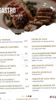 Bodegón El Ciervo Valladolid menu