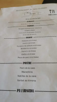 El Nou ClÀssic menu