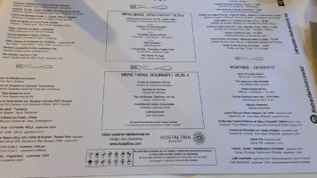 La Trastienda Bossost menu