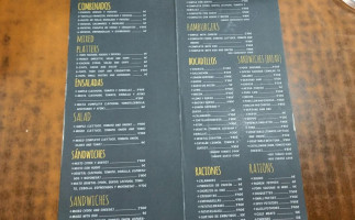 Cafe Luis menu
