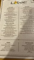 Lodge Wood Fire Grill menu