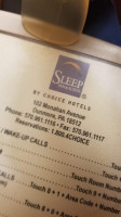 Sleep Inn Suites food