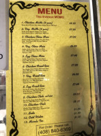 The Everest Momo menu
