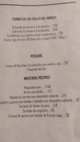 Casa Del Rio menu