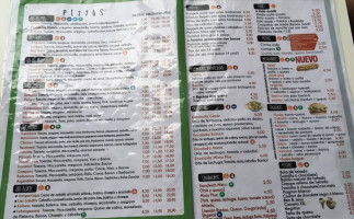 Pizzeria Koliseo menu