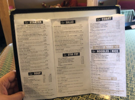 Tuk Tuk Thai menu