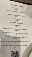 El Cason De Los Reyes menu