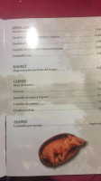 Bar Restaurante Avenida menu
