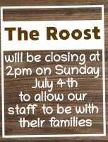 The Roost food