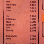 Heladería Stracciatella Speisekarte