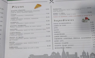 Pizzeria Il Solito Posto menu