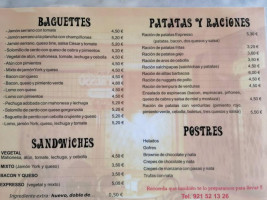 Café Expresso Burger menu
