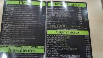 Pizza-burguer Maxi menu
