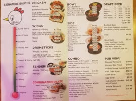 Bbq Chicken menu