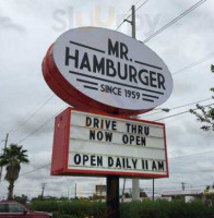 Mr Hamburger outside