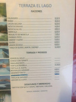 Quiosco De Verano menu