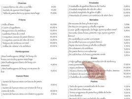 Taberna Gastronomica Enosentidos menu