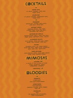 Blue Bat Kitchen Tequilaria menu