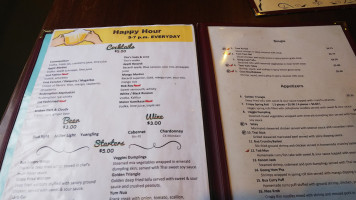 Bua Thai Cuisine menu