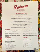 Besharam menu