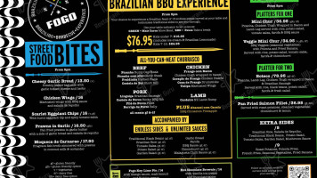 Fogo Brazilian Bbq Experience menu