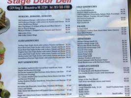 Stage Door Deli food