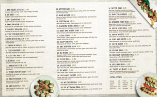 Yama Sushi The Strip menu