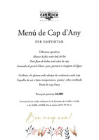 Can Roca D´esponellà menu