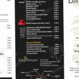 Los Pasiegos menu