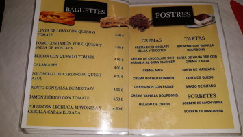 El Camachito menu