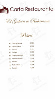 El Galeón Dos De Rubarcena menu