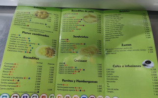 Bar Cafetería Restaurante El Yunque menu