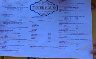 Cholla Bay Oyster House menu