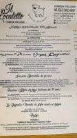 Il Localetto Comida Italiana menu