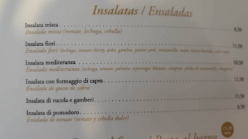 Tajer D'oro menu