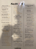 Sushi2go menu