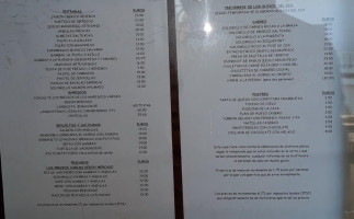 El Refectorio menu