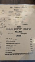 Oh Dessert Cafe menu