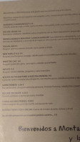La Montañesuca Food Drinks menu