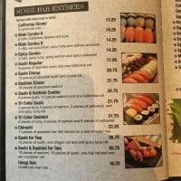 Kaji Japanese Sushi And Grill menu