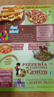 Pizzería Cafetería Centro menu