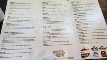 Cozy Cottage menu