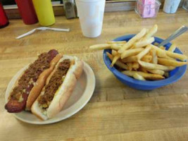 Lew's Hot Dogs food