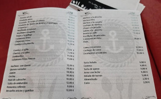 La Posada Del Mar menu