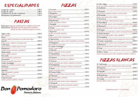 Don Pomodoro Pizzeria Italiana menu
