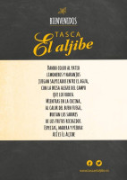 Tasca El Aljibe Comer En Guamasa menu